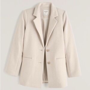 Abercrombie Heavyweight Wool-Blend Blazer Coat Size XXS Petite